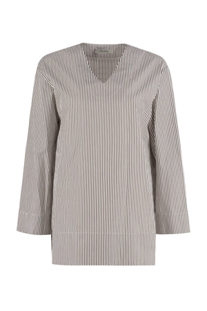 Affori striped cotton tunic-shirt-0